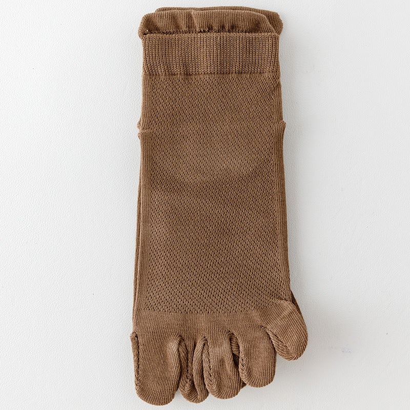 Five Toe Cotton Barefoot Socks (Unisex)