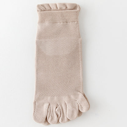 Five Toe Cotton Barefoot Socks (Unisex)