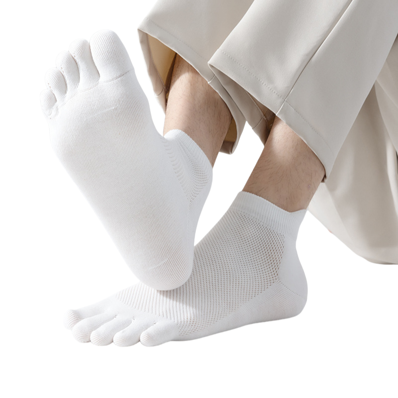 Five Toe Cotton Barefoot Socks (Unisex)