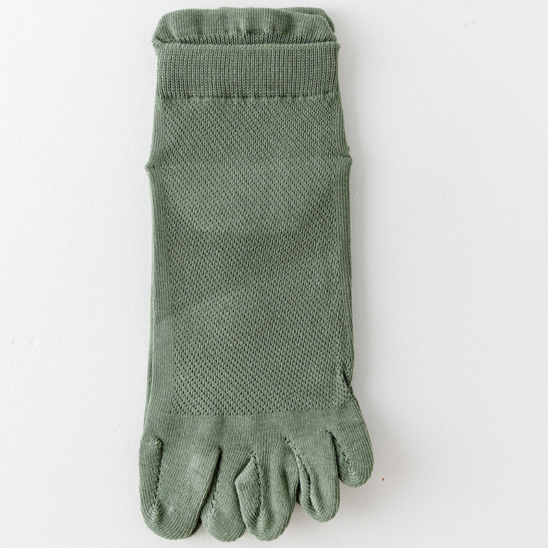 Five Toe Cotton Barefoot Socks (Unisex)