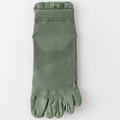Five Toe Cotton Barefoot Socks (Unisex)